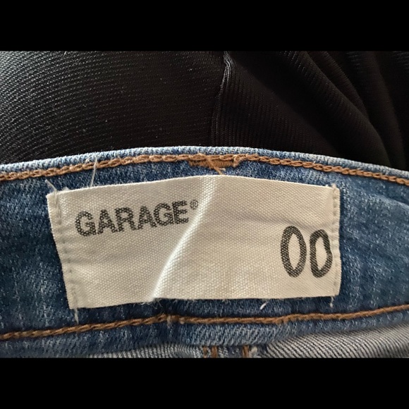 Garage High Waisted Denim Shorts - Picture 3 of 3